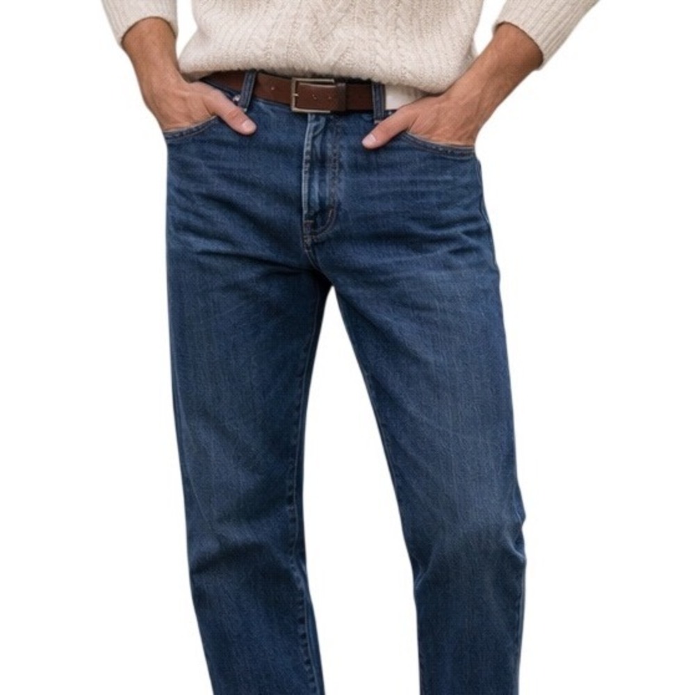 Wrangler Men's Original Fit Rigid‎ Frontier Relaxed Straight Denim Jeans Size 34